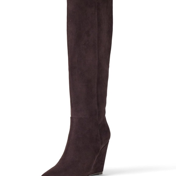 The Drop Women's Geralda Tall Wedge Boot Classic - Picture 2 of 6